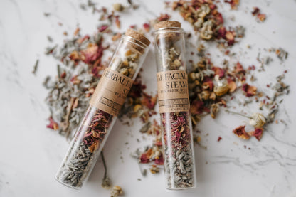 Herbal Facial Steam | Bath Tea with Dried Flowers and Herbs