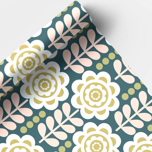 Dahlia Gift Wrap // Matte - La Vie Est Belle