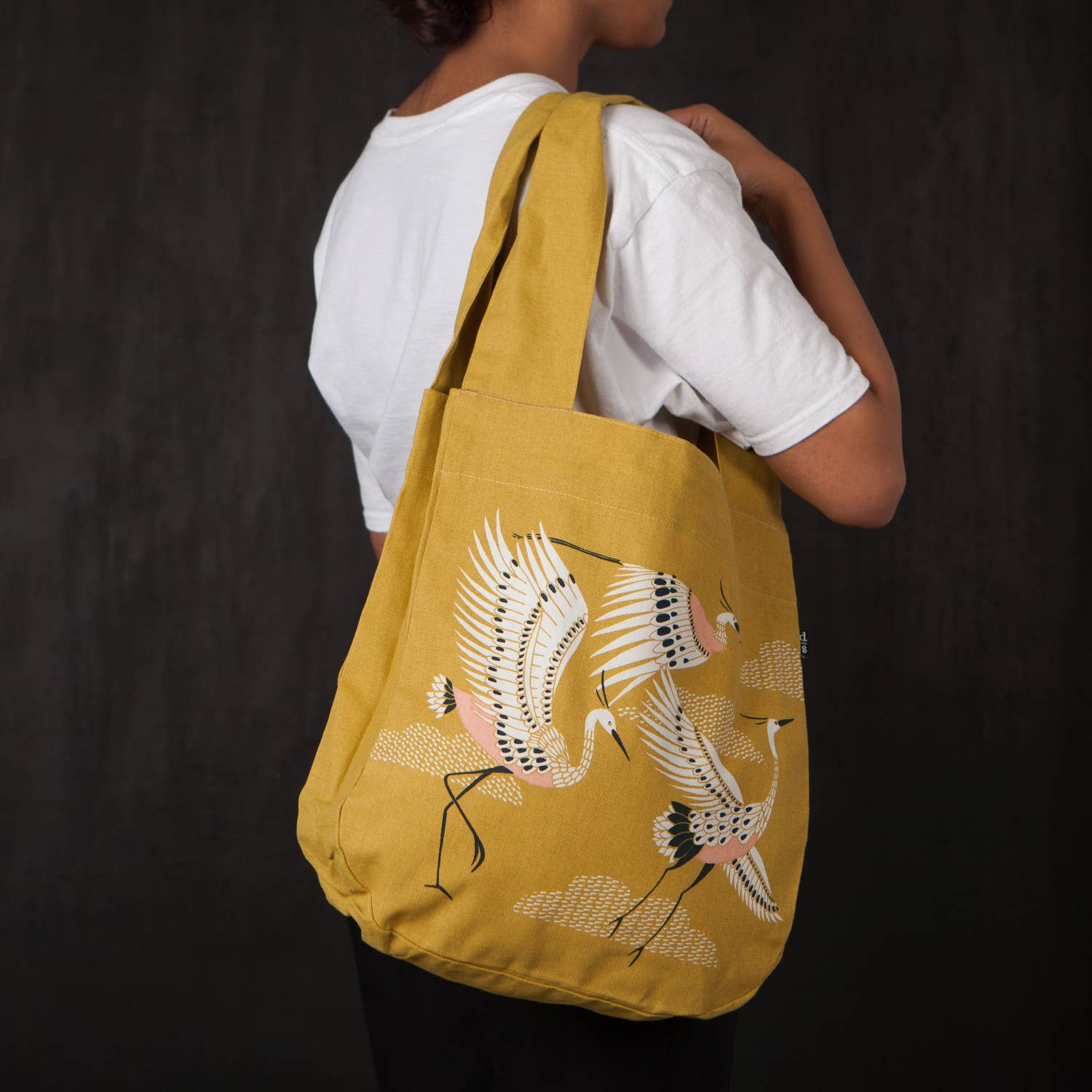 Danica Studio Flight Of Fancy Tote Bag Extra Wide Handles - La Vie Est Belle