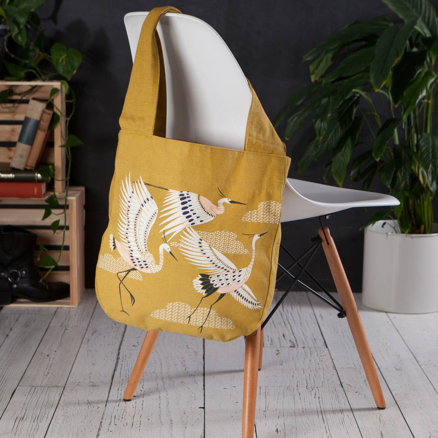 Danica Studio Flight Of Fancy Tote Bag Extra Wide Handles - La Vie Est Belle