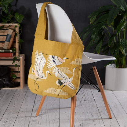 Danica Studio Flight Of Fancy Tote Bag Extra Wide Handles - La Vie Est Belle