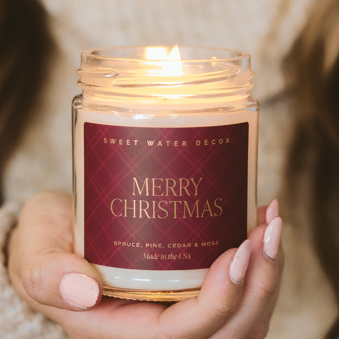 Merry Christmas 9 oz Soy Candle