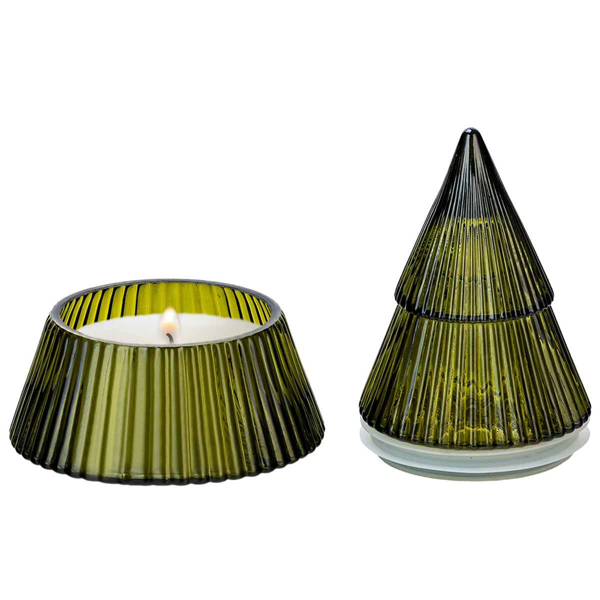 Fraser Fir Soy Candle - 8.5 oz Glass Tree Jar