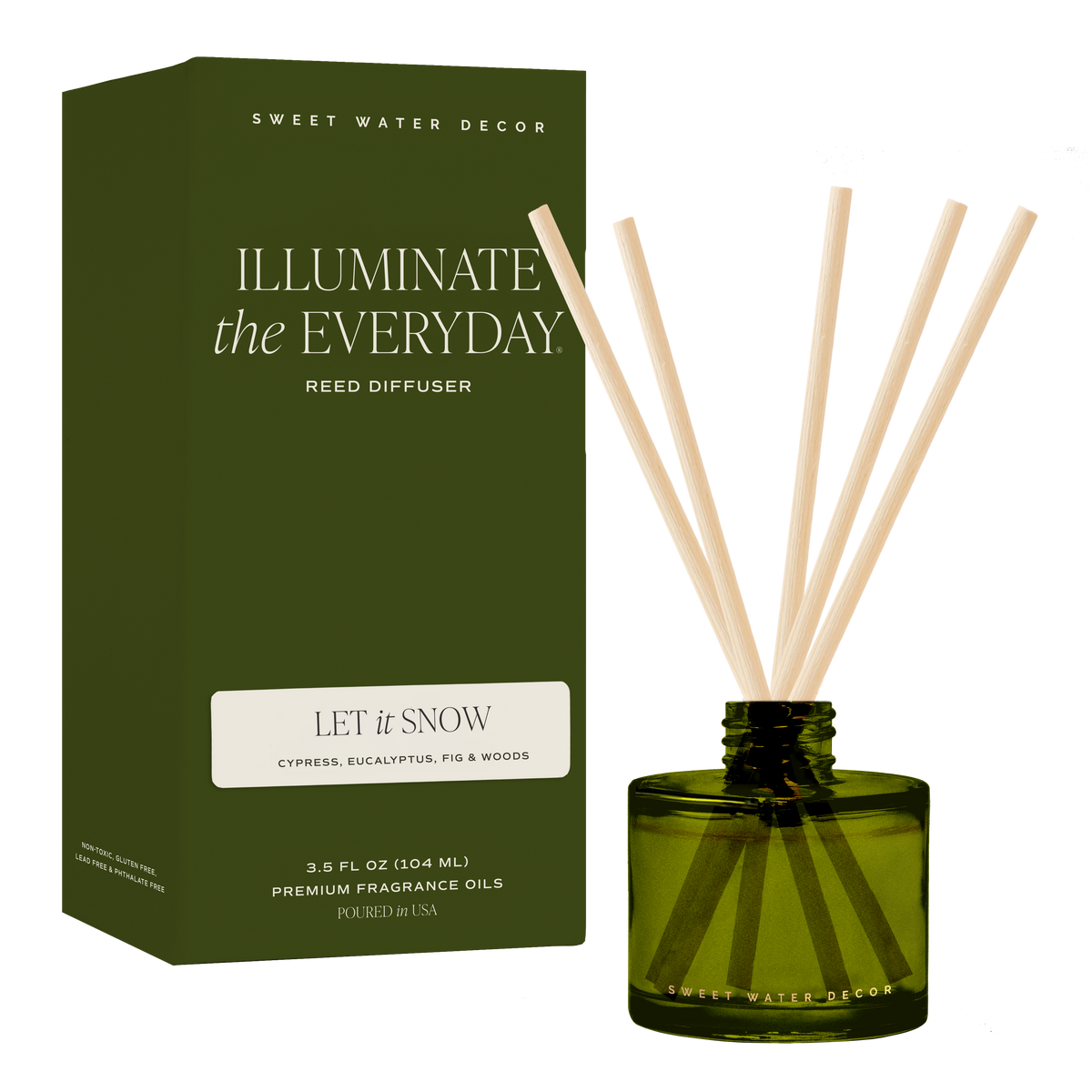Let It Snow Reed Diffuser - Christmas Decor & Gifts