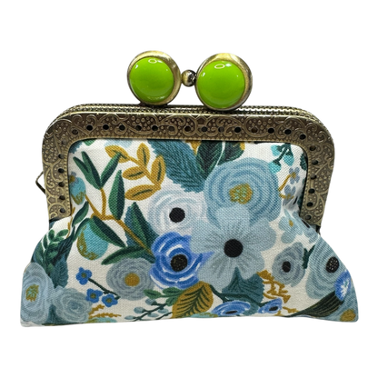 Kiki & Syds Mini Clutch Coin Purse - Blue Skies 