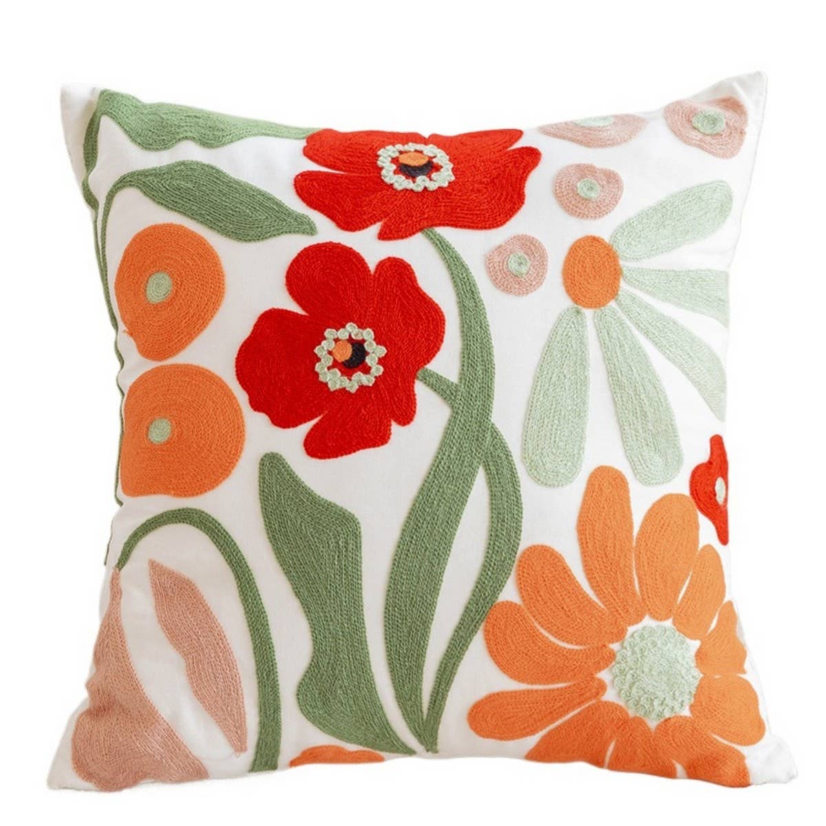 Embroidered Daisy Towel Stitch Cover - La Vie Est Belle