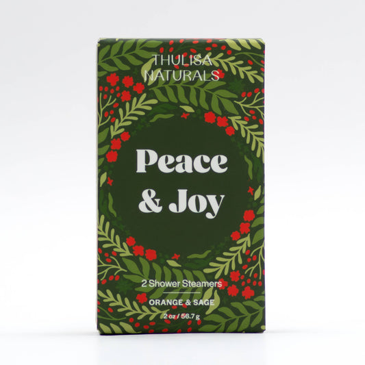 Holiday Christmas Shower steamers | 2 pack Orange and Sage