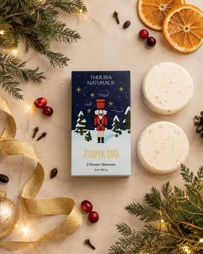 Juniper Sage Shower Steamers | Stocking Stuffer |  2 pack