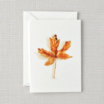 Maple leaf mini notecard