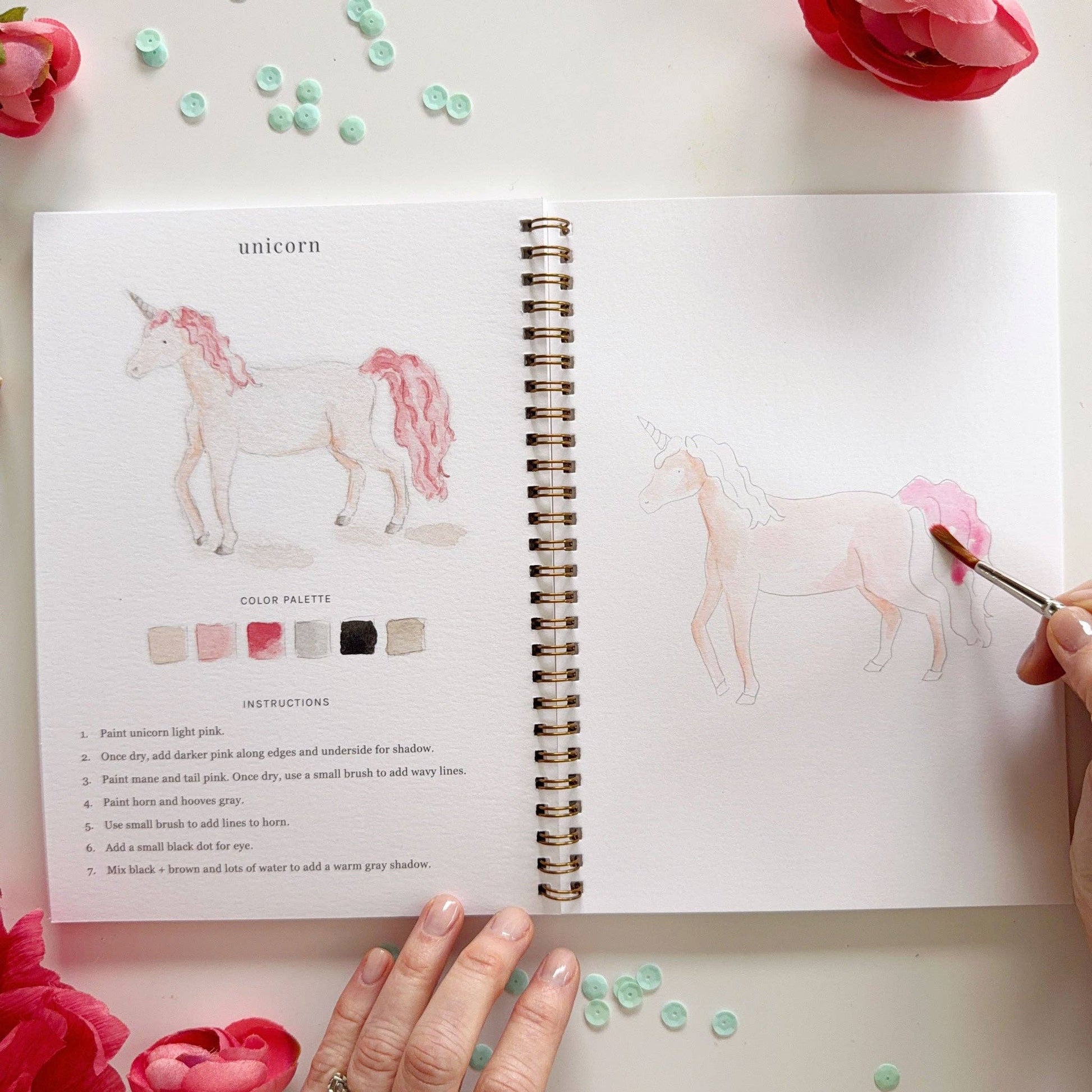 Fairytale Watercolor Workbook - La Vie Est Belle