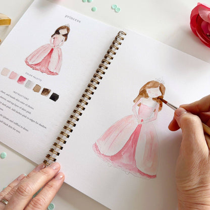 Fairytale Watercolor Workbook - La Vie Est Belle