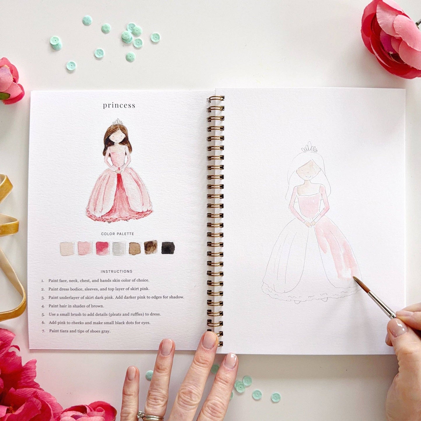 Fairytale Watercolor Workbook - La Vie Est Belle