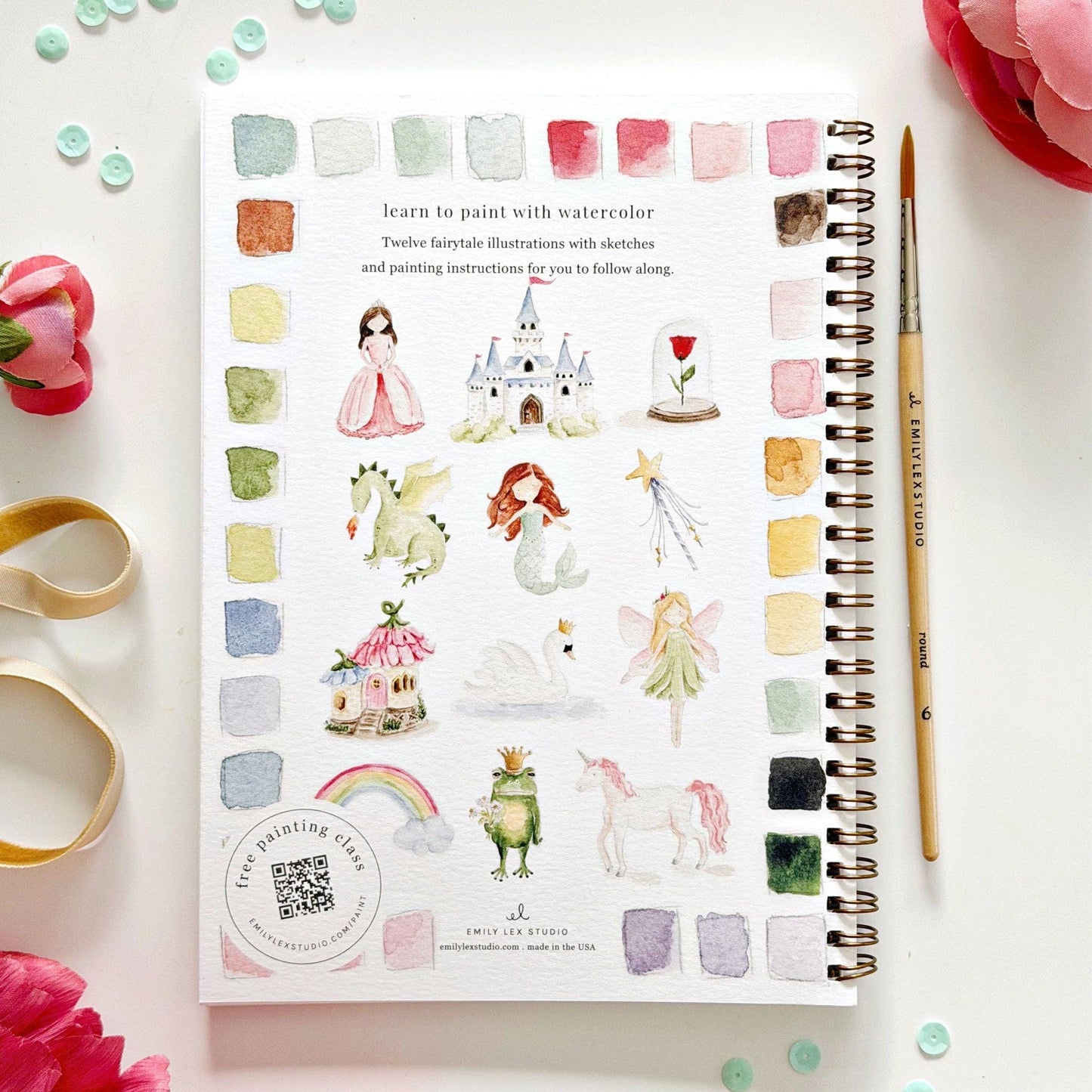 Fairytale Watercolor Workbook - La Vie Est Belle