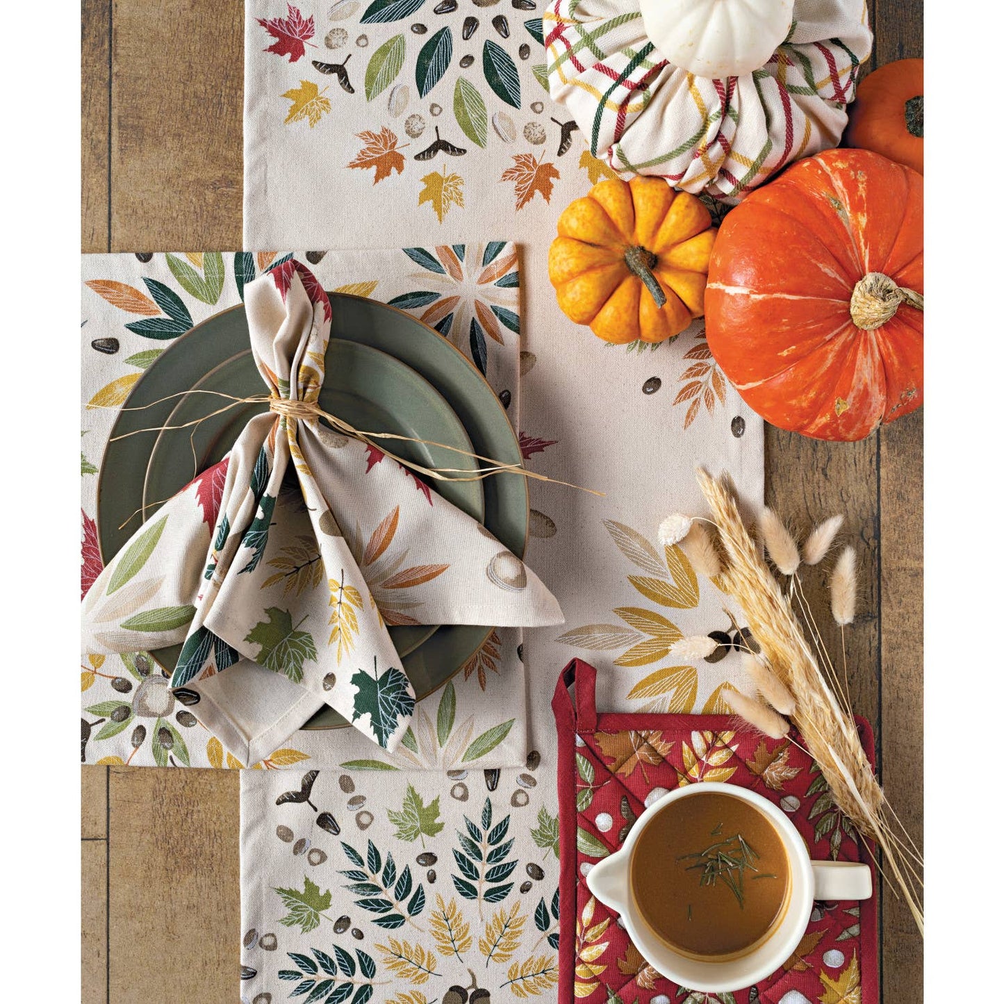 Fall Foliage Coordinated Dishtowels Set of 2 - La Vie Est Belle