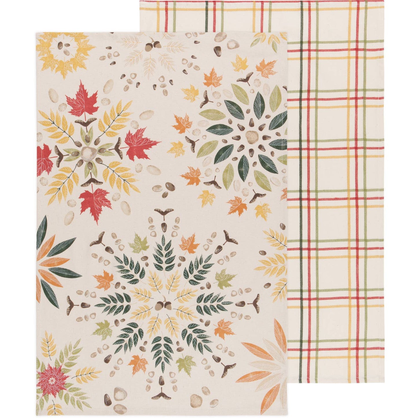 Fall Foliage Coordinated Dishtowels Set of 2 - La Vie Est Belle