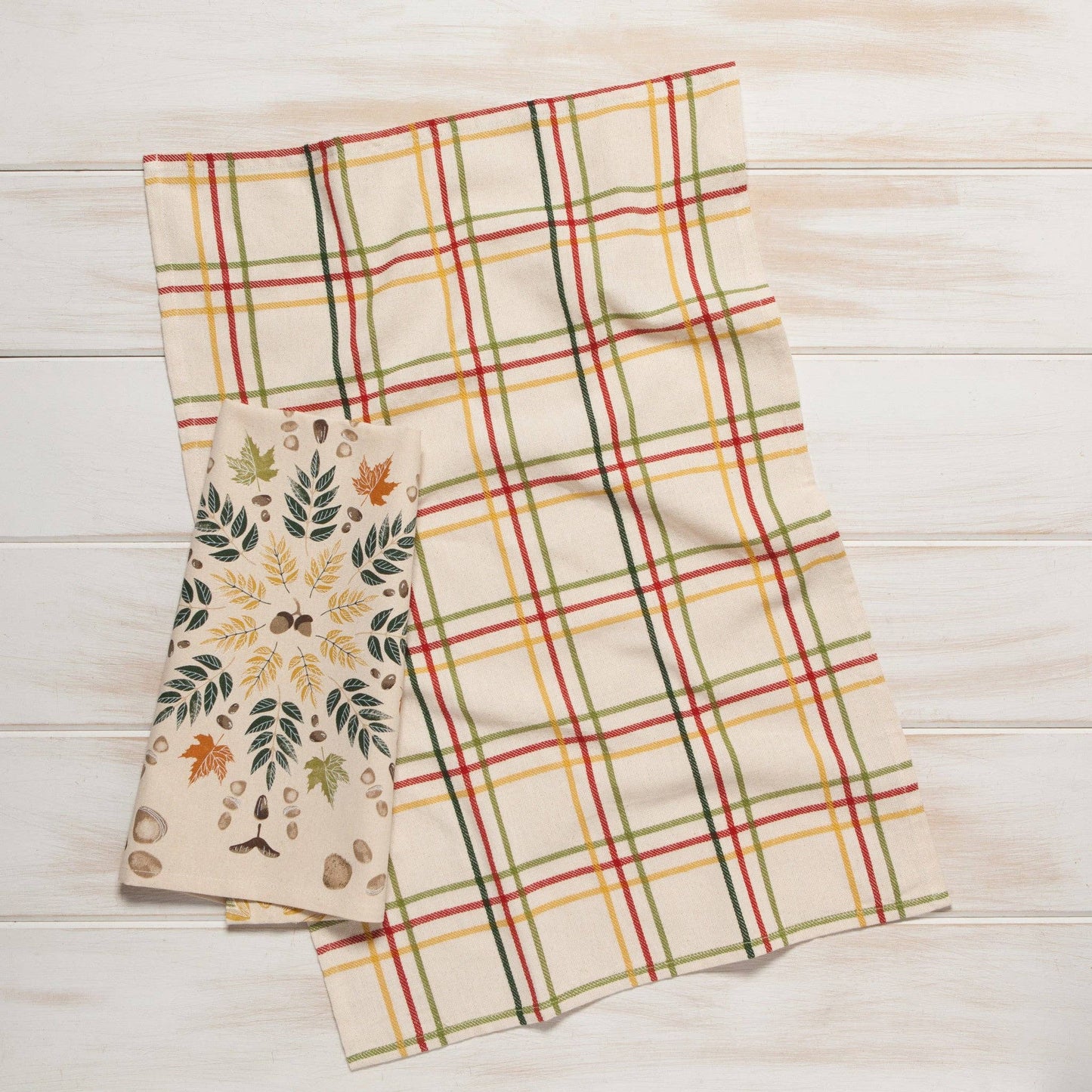 Fall Foliage Coordinated Dishtowels Set of 2 - La Vie Est Belle