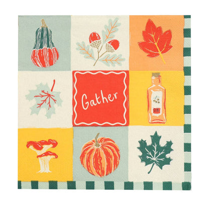 Fall Paper Napkins - 20 Pack | Fall Decor | - La Vie Est Belle