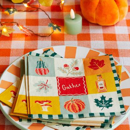 Fall Paper Napkins - 20 Pack | Fall Decor | - La Vie Est Belle