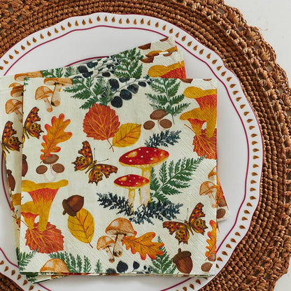 Fall Woodland Paper Napkins - 20 Pack | Fall Decor | - La Vie Est Belle