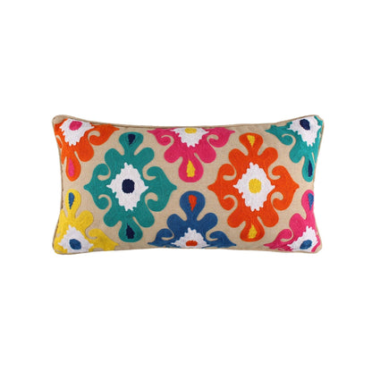 Fantasia Crewel Pillow - La Vie Est Belle