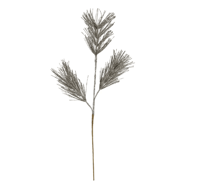 Faux Pine Pick with Glitter - La Vie Est Belle