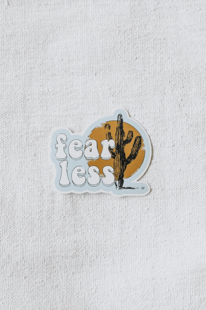 Fear Less Decal Sticker - La Vie Est Belle