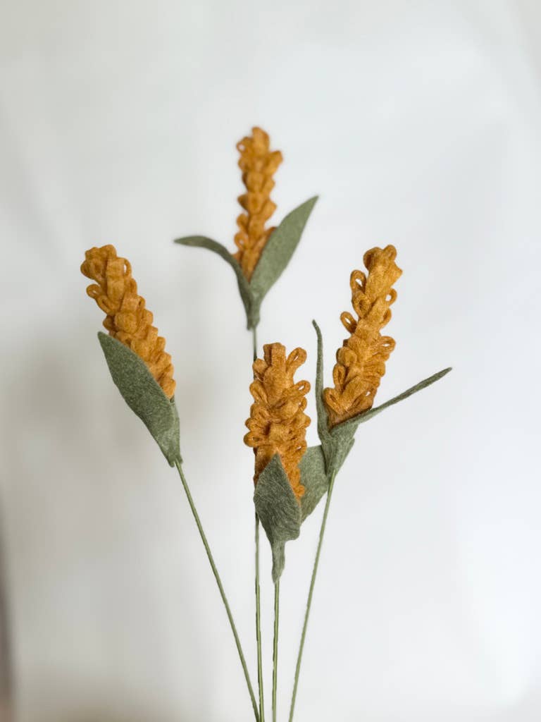 Felt Goldenspike Flower - La Vie Est Belle