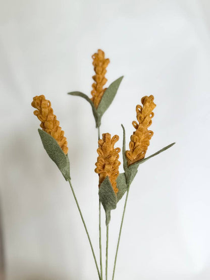 Felt Goldenspike Flower - La Vie Est Belle