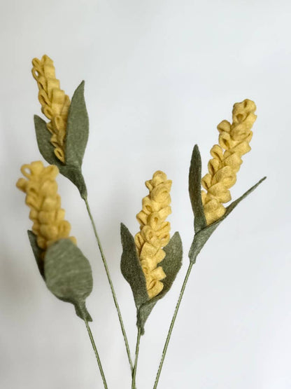 Felt Goldenspike Flower - La Vie Est Belle