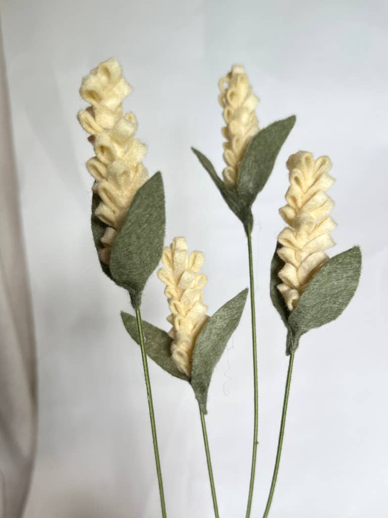 Felt Goldenspike Flower - La Vie Est Belle