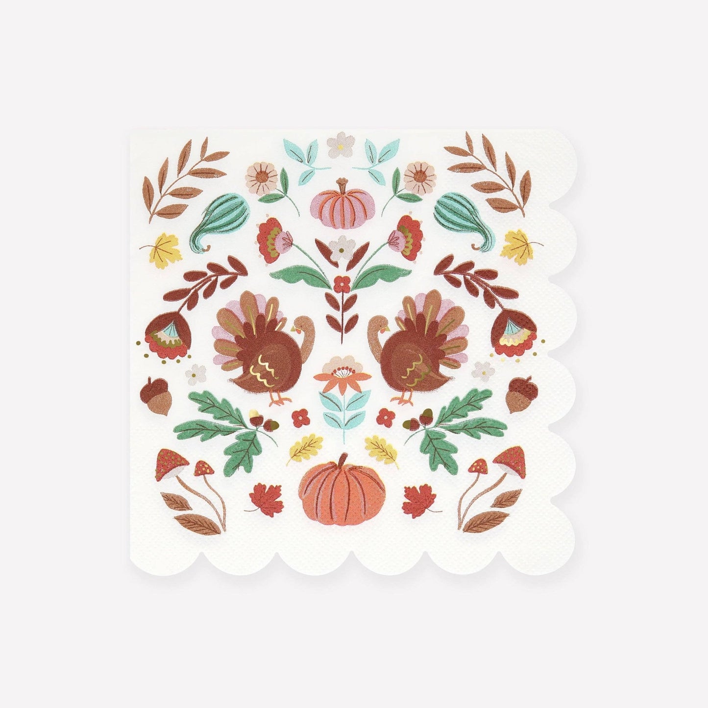 Folk Fall Large Napkins - La Vie Est Belle