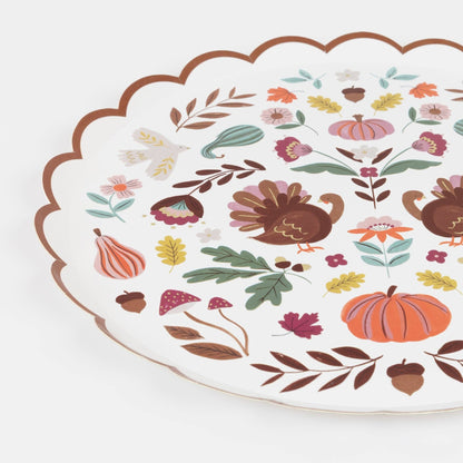 Folk Fall Side Plates - La Vie Est Belle