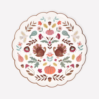 Folk Fall Side Plates - La Vie Est Belle