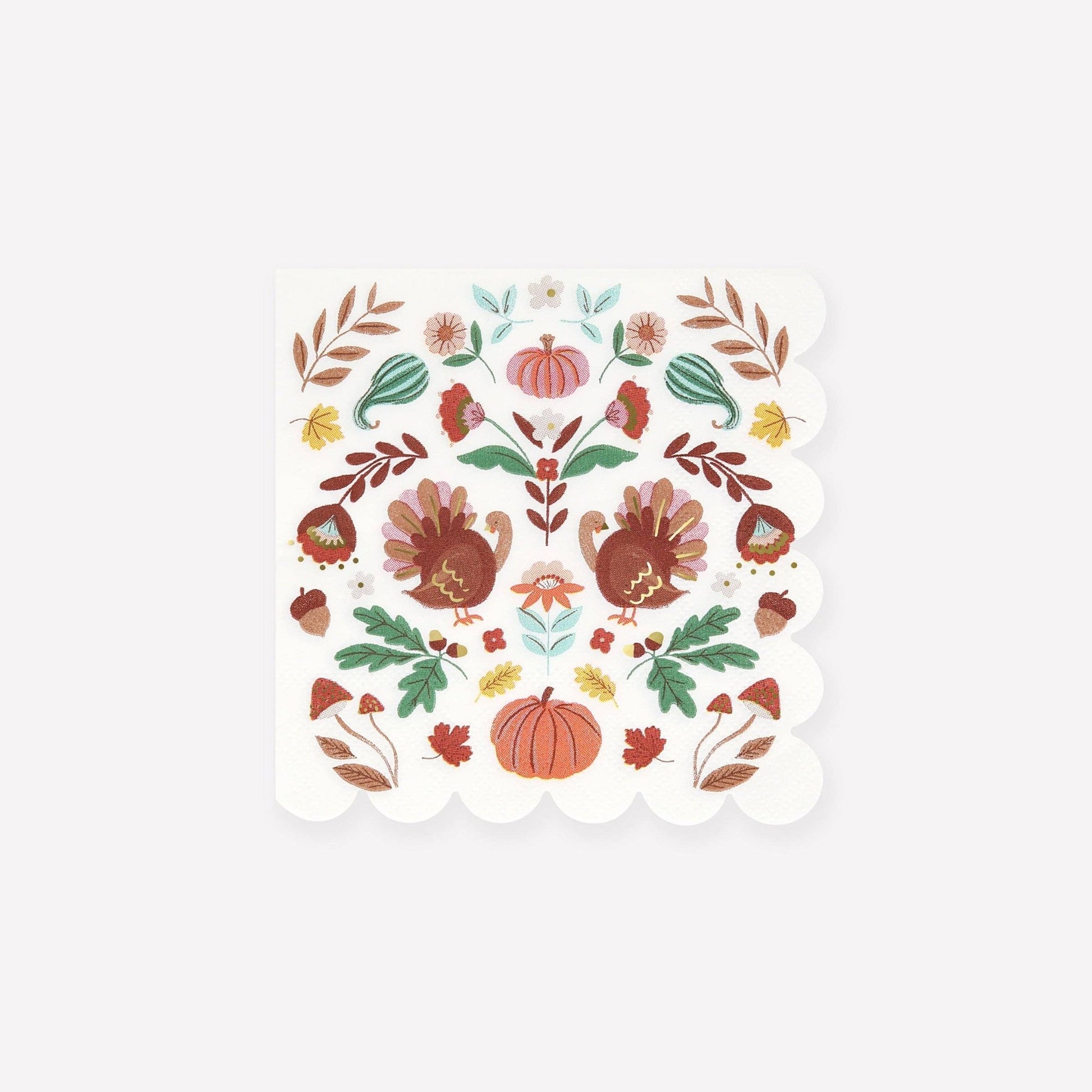 Folk Fall Small Napkins - La Vie Est Belle