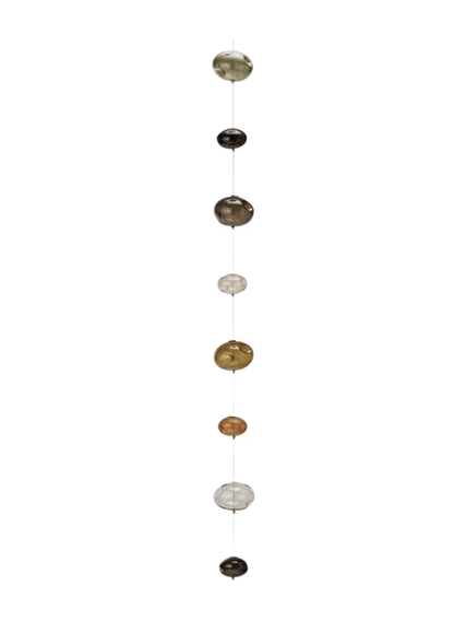 <For Store, Pick-Up or Local Delivery Purchase Only> Brown Hand-Blown Glass Bubble Garland - La Vie Est Belle