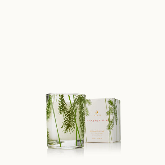 Frasier Fir Pine Needle Votive Candle - La Vie Est Belle