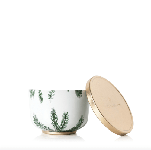 Frasier Fir Poured Candle, Gold Lid - La Vie Est Belle