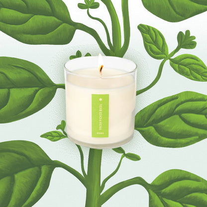 Fresh Picked Basil - Plant the Box Candle - 9oz. - La Vie Est Belle