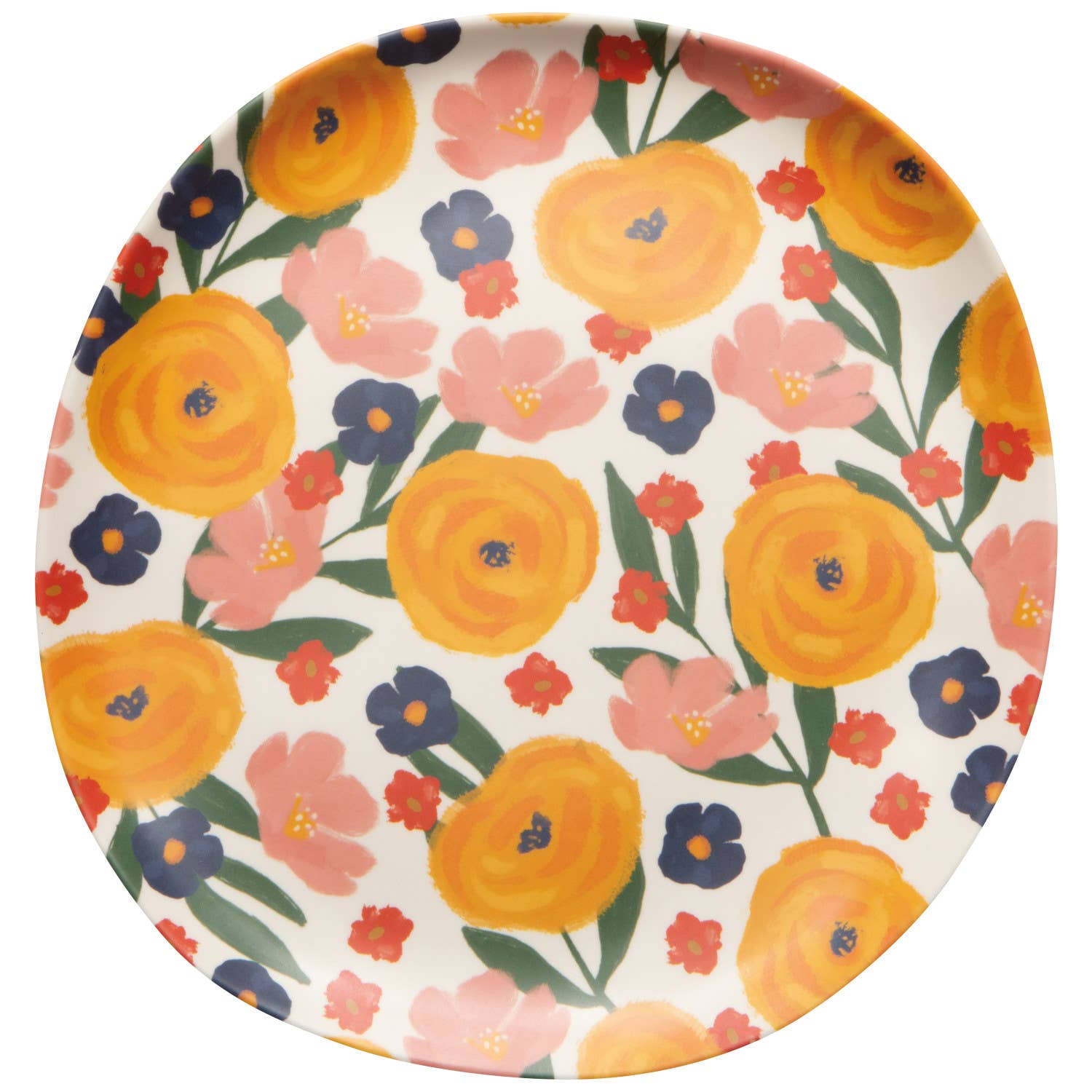 Full Bloom Melamine Dinner Plate - La Vie Est Belle