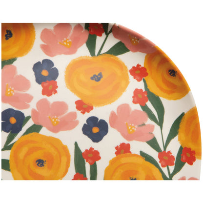 Full Bloom Melamine Dinner Plate - La Vie Est Belle