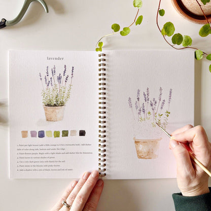 Garden Watercolor Workbook - La Vie Est Belle
