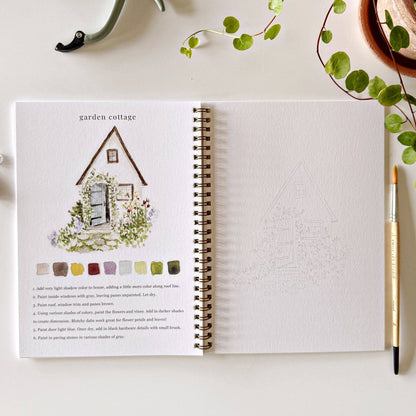Garden Watercolor Workbook - La Vie Est Belle