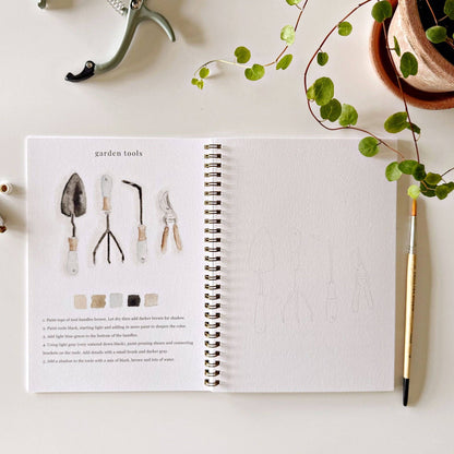 Garden Watercolor Workbook - La Vie Est Belle