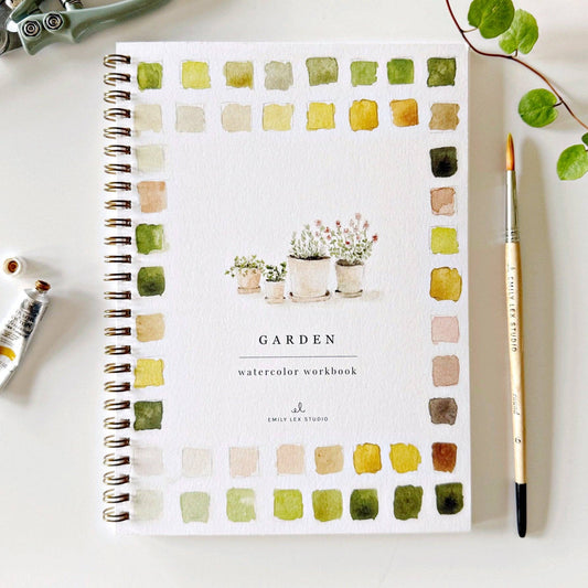 Garden Watercolor Workbook - La Vie Est Belle