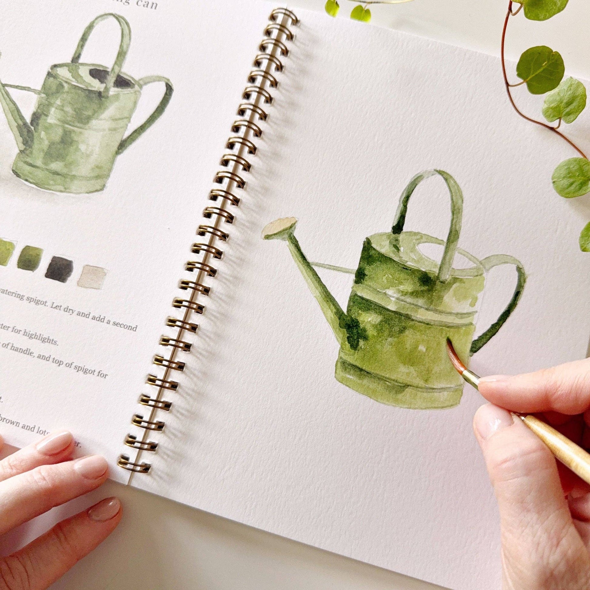 Garden Watercolor Workbook - La Vie Est Belle