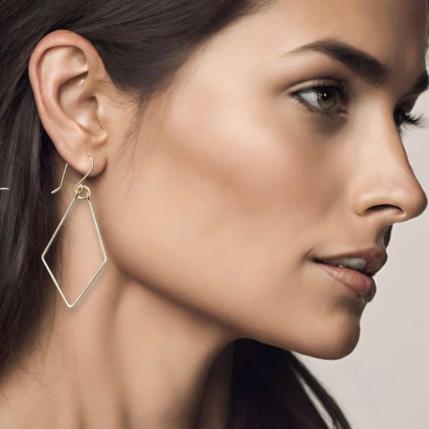 Geometric Dangle Earrings - La Vie Est Belle
