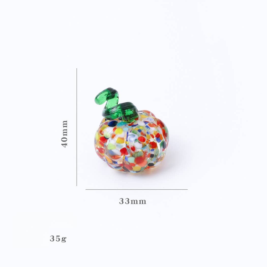 Glasira - Colorful Pumpkin Shape Table Ornament - La Vie Est Belle