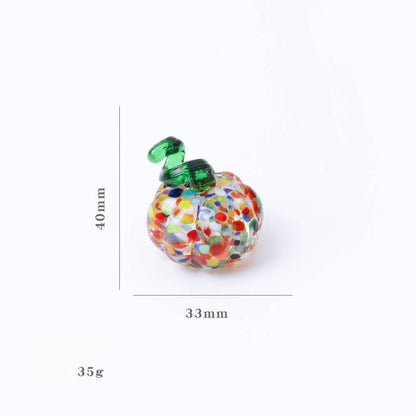 Glasira - Colorful Pumpkin Shape Table Ornament - La Vie Est Belle