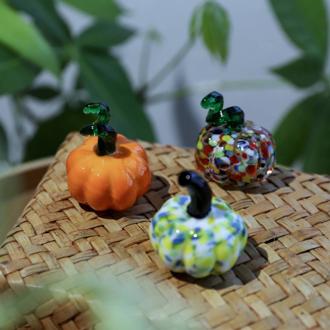 Glasira - Colorful Pumpkin Shape Table Ornament - La Vie Est Belle