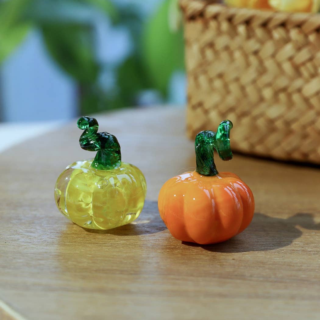 Glasira - Colorful Pumpkin Shape Table Ornament - La Vie Est Belle